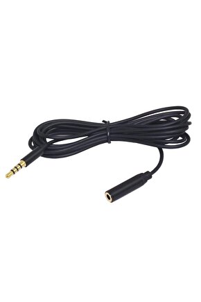 3.5 mm Stereo Uzatma Kablo 4 Boğumlu 1.2 Metre