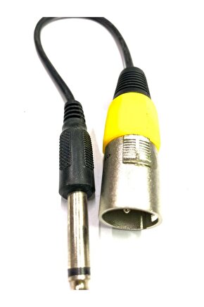 Xlr Erkek - 6.3mm Mono Erkek Çevirici Kablo