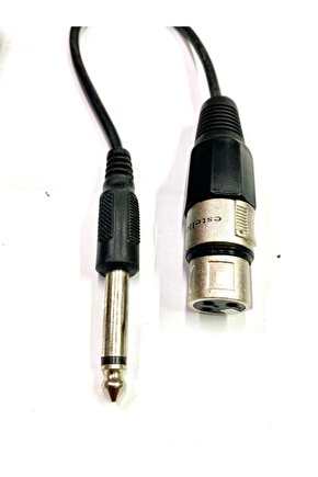 Xlr Dişi - 6.3mm Mono Erkek Çevirici Kablo