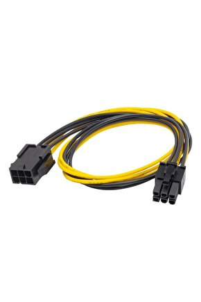 6 pin PCI-E ekran Kartı power uzatma kablo 45 cm