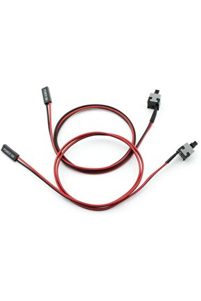 Uzun Kasa Start Power Butonu Kablolu 1.5 metre