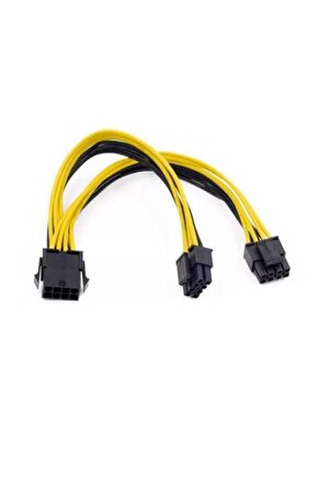 8 Pin İşlemci-Cpu Y Kablo Splitter