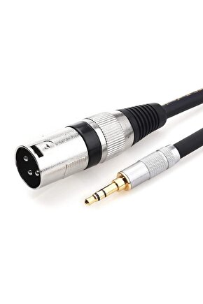 3.5 mm Stereo to Xlr Erkek Kablo 50 cm
