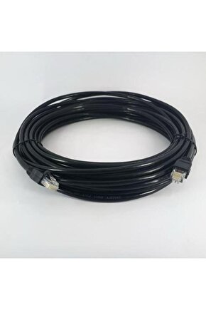 Cat6 Utp Siyah Patch Kablo 30 metre 23 awg
