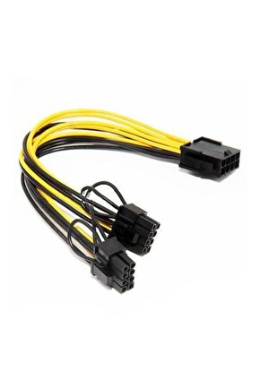 8 Pin Ekran Kartı Power Çoklayıcı Kablosu