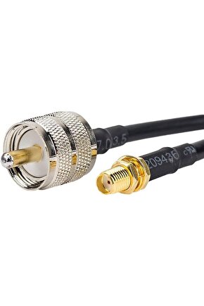 Pl-259 Uhf Erkek-Sma Dişi Kablo 2 Metre