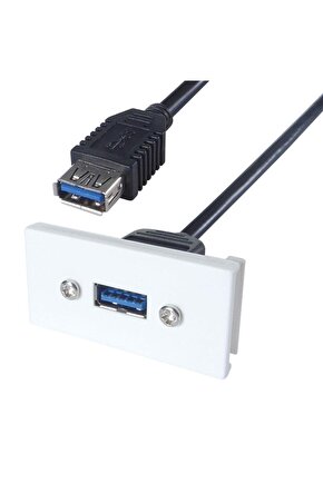 Usb Priz Modülü Kablolu 2.0 1.8 metre