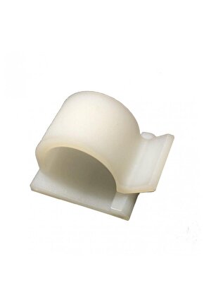 Yapışkanlı Kablo Klipsi 13x16mm 20 adet