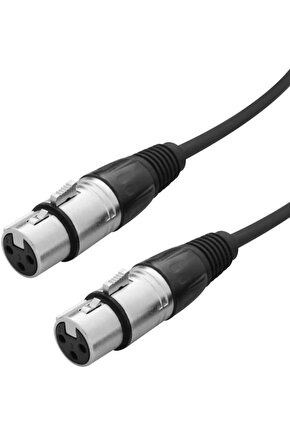 Xlr Dişi-Dişi Kablo 1 Metre