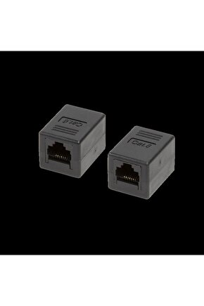 Cat6 Rj45 Ara Dişi-Dişi Siyah
