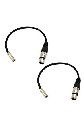 Xlr Dişi-3.5 mm Dişi Stereo Çevirici