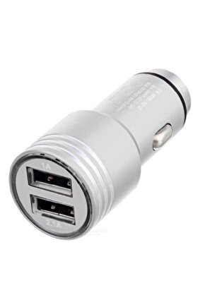 Çift Usb Araç Şarj Cihazı Metal Yüksek Kalite