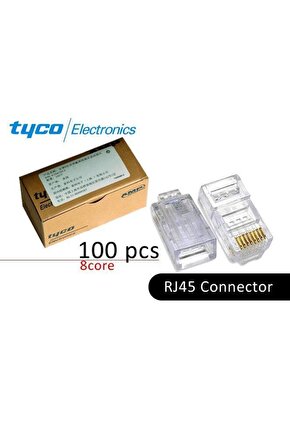 Amp Rj45 Konnektör 100 Adet