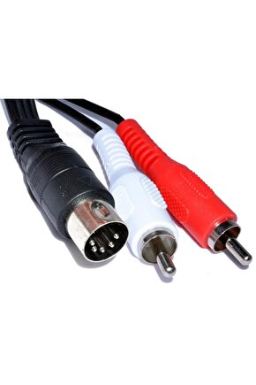 5 Pin Din 2 Rca Kablo 3 Metre