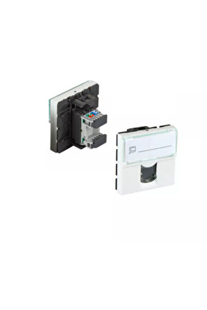 Cat6 Rj45 Priz Modülü 45x45 mm