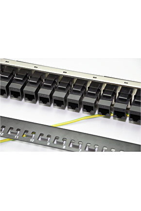 24 Port Pach Panel Modüler Dİşi-Dişi Ara Keystone Jacklı