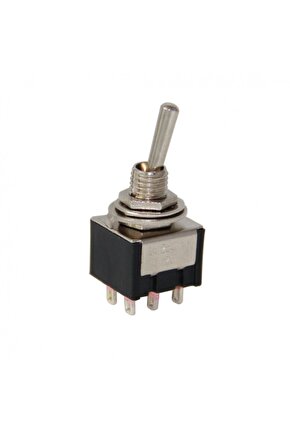 Toggle Switch ON-OFF-ON 6 mm