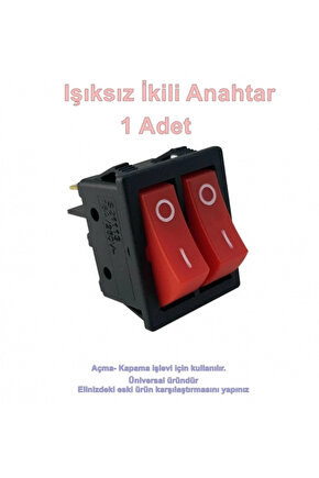 ENDER İkili Işıksız Anahtar Köprülü 16A 220 Volt IP44 (16 Amper Yüksek Kaliteli )