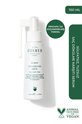 Sülfatsız, Tuzsuz Saç Dökülme Karşıtı Serum - HAIR GUARD ANTI-HAIR LOSS SERUM 100 ml