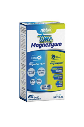 Nbt Life Time Magnezyum 60 Kapsül