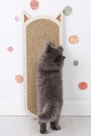 Duvara Monte Edilebilir Kedi Tırmalama Tahtası