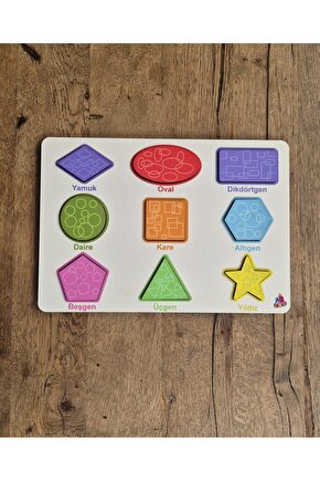 Geometrik Şekiller Kabartmalı