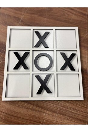 AHŞAP SOS OYUNU, XoX, Tic Tac Toe, OxO