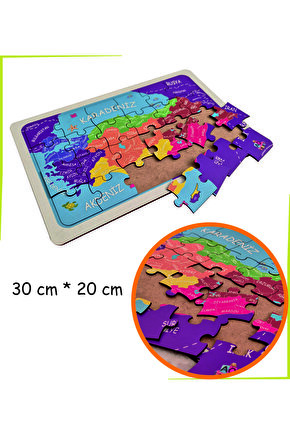 Türkiye  Haritası 24 Parça Puzzle