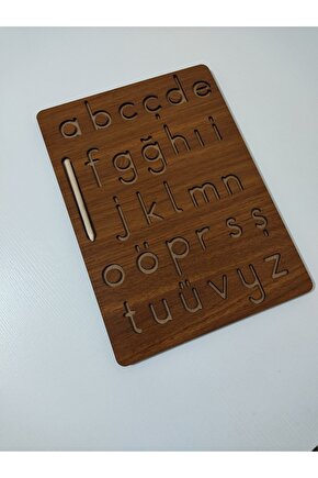 Okumaya Yazmaya Hazırlık Büyük Küçük Harf Çift Taraflı Tablet 30 Cm* 22 Cm