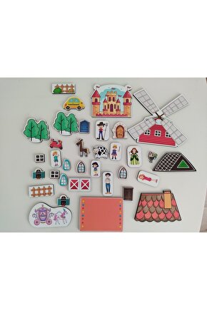 Hayal Dünyam 35 Parça Ahşap Yapboz Puzzle