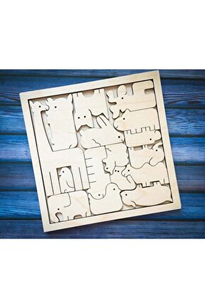 36 Parça Hayvanlar Puzzle