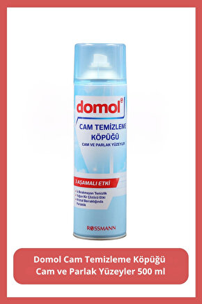 Cam Temizleme Köpüğü Cam ve Parlak Yüzeyler, 500 ml
