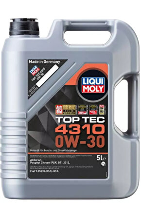 Top Tec 4310 0W-30 Motor Yağı (5 Litre) Yeni Üretim Tarihli