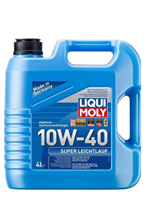 10W40 Motor Yağı Süper Sentetik Super Leıchtlauf 4 Lt
