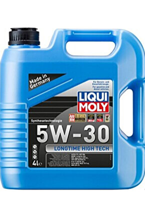Longtime High Tech 5W-30 Motor Yağı (4 Litre) Yeni Üretim Tarihli