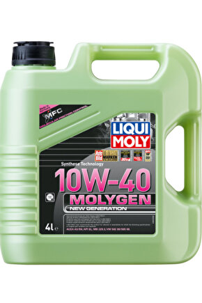 Molygen New Generation 10W-40 (4 Litre) Yeni Üretim Tarihli