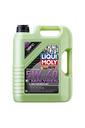 Molygen 5w40 Yüksek Perf. Yeşil Motor Yağı 5 Lt. 8536