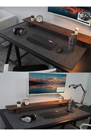 Kaliteli Keçe Çalışma Masası Düzenleme Ve Oyuncu Mouse Pedi Masa Üstü Düzenleyici 50x100 Cm