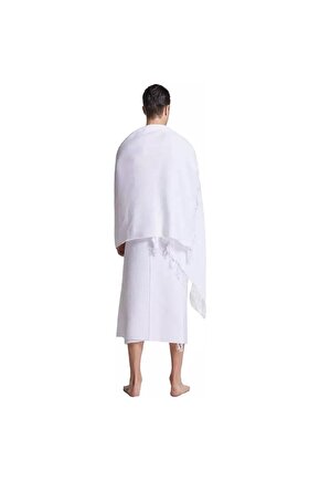 İhram, Hac ve Umre İhramı, Pamuklu İhram, Bambu , Yeşil Kutu, 1 Adet, Erkek İçin, Terletmez Dikişsiz