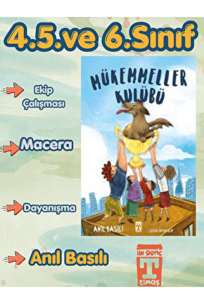 Timaş Başarısızlar Külübü Anıl Basılı 4.5.6.Sınıf Okuma Hikaye Kitabı