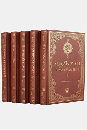 Kuran Yolu Türkçe Meal Ve Tefsir 5 Cilt Tk ( Yeni Baskı )