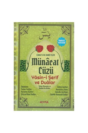  Kod:167 Orta Boy Münacaat Cüzü