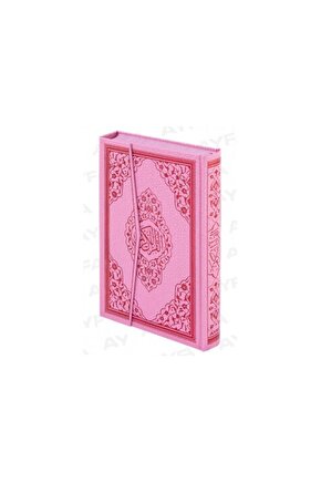 Kuran I Kerim Arapça Orta Boy (17*24 Ebat) Pembe Renk...