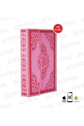 Ayfa Basın Yayın Kuranı Kerim Bilgisayar Hatlı Rahle Boy 2 Renk Mühürlü Pembe