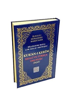 Orta Boy Kuranı Kerim Meali Ve Türkçe Okunuşu Üçlü