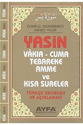 Çanta Boy Türkçeli Üçlü Yasin - Fihristli Ayfa043f  9786055256395