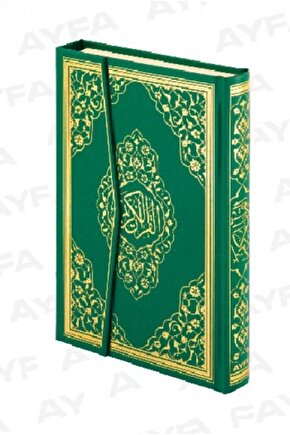 Ayfa Orta Boy Mühürlü Kuranı Kerim Yeşil