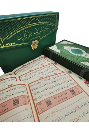 Yeşil-orta Boy Otuz Cüz Mühürlü Kuran-ı Kerim (234)  Kolektif   9786055256135