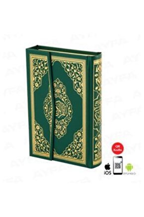 Sesli Kuran-ı Kerim (yeşil)(17 X 24 Cm Ebat  Orta Boy)(qr Kodlu Sesli Kur´an-ı Kerim)