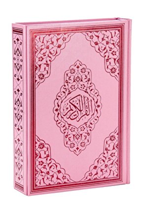 Kuranı Kerim Pembe Renk Orta Boy Hafız Osman Hattı Mühürlü